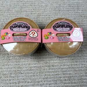 Lot of 2 Mystery Dumpling Squishy Sensory Fidget Toy 2 Pk Blind Box TikTok Trend